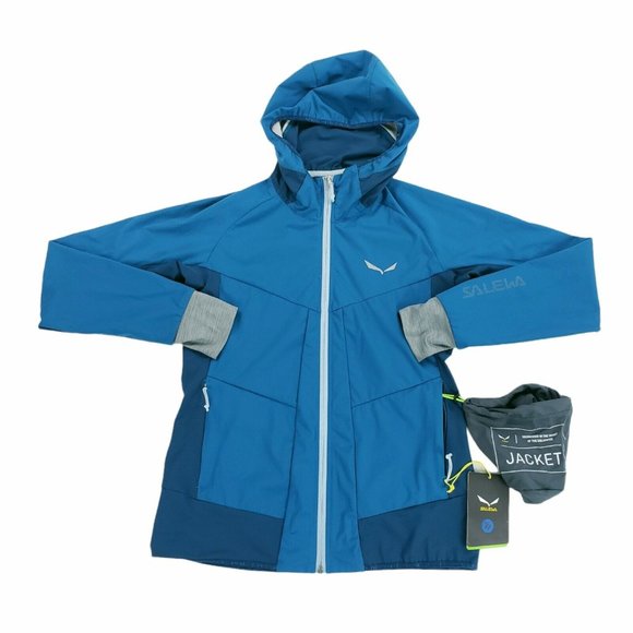 SALEWA Jackets & Blazers - NWT Salewa Pedroc 2 SW DST Stormwall Durastretch Jacket Womens Size Medium Blue